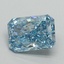 1.70 Ct. Fancy Vivid Blue Radiant Lab Grown Diamond
