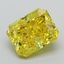 2.68 Ct. Fancy Vivid Yellow Radiant Lab Grown Diamond