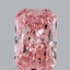 1.03 Ct. Fancy Vivid Pink Radiant Lab Grown Diamond