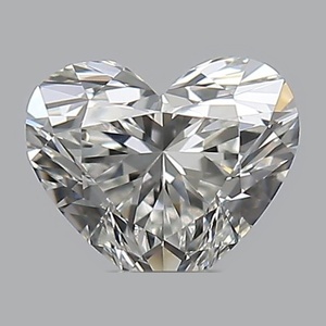 Heart diamond — real photo