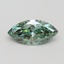 1.01 Ct. Fancy Vivid Green Marquise Lab Grown Diamond