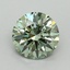 1.80 Ct. Fancy Vivid Green Round Lab Grown Diamond