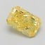 1.09 Ct. Fancy Vivid  Yellow Radiant Lab Grown Diamond