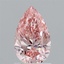 1.18 Ct. Fancy Vivid Pink Pear Lab Grown Diamond