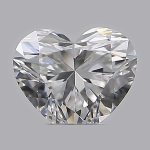 Heart diamond — real photo