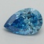 1.55 Ct. Fancy Vivid Blue Pear Lab Grown Diamond