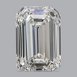 Emerald diamond — real photo