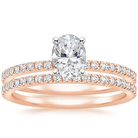 14K Rose Gold Luxe Ballad Bridal Set (1/2 ct. tw.)