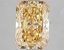 3.03 Ct. Fancy Vivid Yellow Radiant Lab Grown Diamond