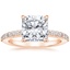 14K Rose Gold Luxe Elodie Diamond Ring (1/4 ct. tw.), smalltop view