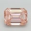 3.52 Ct. Fancy Intense Pink Emerald Lab Grown Diamond