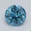 2.29 Ct. Fancy Vivid Blue Round Lab Grown Diamond