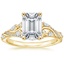 18K Yellow Gold Begonia Vine Diamond Ring (1/2 ct. tw.), smalltop view