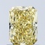 1.05 Ct. Fancy Vivid Yellow Radiant Lab Grown Diamond