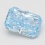 1.53 Ct. Fancy Vivid Blue Radiant Lab Grown Diamond