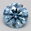1.56 Ct. Fancy Blue Round Lab Grown Diamond