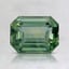7.2x5.5mm Unheated Green Emerald Montana Sapphire