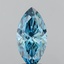 2.40 Ct. Fancy Vivid  Blue Marquise Lab Grown Diamond