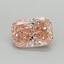 1.33 Ct. Fancy Vivid Pink Cushion Lab Grown Diamond