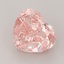 1.70 Ct. Fancy Vivid  Pink Heart Lab Grown Diamond