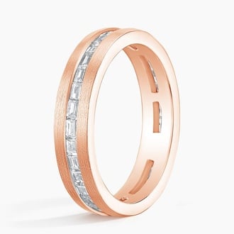 Equator Eternity Lab Diamond 4.5mm Wedding Ring (1 1/8 ct. tw.) in 14K Rose Gold