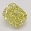 3.02 Ct. Fancy Intense Yellow Cushion Diamond