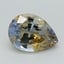 8.7x5.4mm Bi-Color Pear Sapphire