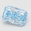 2.10 Ct. Fancy Vivid Blue Radiant Lab Grown Diamond