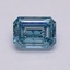 5.04 Ct. Fancy Intense Blue Emerald Lab Grown Diamond