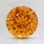 7.4mm Unheated Modified Round Spessartine Garnet