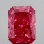 5.10 Ct. Fancy Vivid  Pink Radiant Lab Grown Diamond