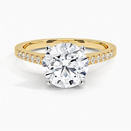 18K Yellow Gold Sonora Diamond Ring