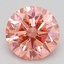 0.86 Ct. Fancy Pink Round Lab Grown Diamond