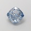 1.40 Ct. Fancy Intense  Blue Cushion Lab Grown Diamond