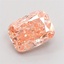 1.72 Ct. Fancy Intense Pink Cushion Lab Grown Diamond