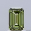 1.02 Ct. Fancy Vivid Green Emerald Lab Grown Diamond