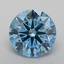 2.05 Ct. Fancy Vivid Blue Round Lab Grown Diamond