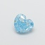 1.12 Ct. Fancy Vivid  Blue Heart Lab Grown Diamond