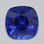 6.9mm  Blue  Cushion   Sapphire