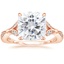 14K Rose Gold Zinnia Diamond Ring (1/3 ct. tw.), smalltop view