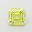 1.10 Ct. Fancy Intense  Yellow Asscher Lab Grown Diamond