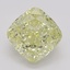 2.01 Ct. Fancy Yellow Cushion Diamond
