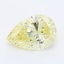 0.59 Ct. Fancy Light Yellow Pear Lab Grown Diamond