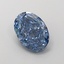 1.90 Ct. Fancy Vivid  Blue Oval Lab Grown Diamond
