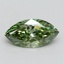 1.50 Ct. Fancy Vivid Green Marquise Lab Grown Diamond