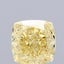 1.65 Ct. Fancy Intense  Yellow Cushion Lab Grown Diamond