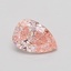 0.53 Ct. Fancy Vivid Pink Pear Lab Grown Diamond