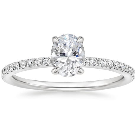 18K White Gold Luxe Ballad Perfect Fit Diamond Bridal Set