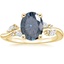 14K Yellow Gold Arden Diamond Ring (1/6 ct. tw.), smalltop view