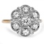 Retro Diamond Cocktail Ring